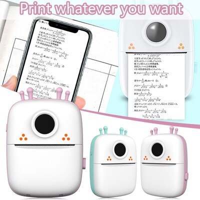 Portable Bluetooth Thermal Photo Printer Thermal Portable B