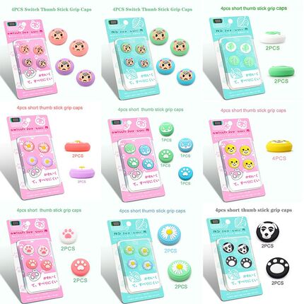 Cute Controller Thumb Grip Cap For Nintendo Switch Lite Joys