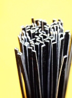 200 pcs violin (black white black)wood strip 48mm Length, de