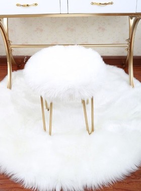New Soft 30*30CM Artificial Sheepskin Rug Chair Cover Bedroo