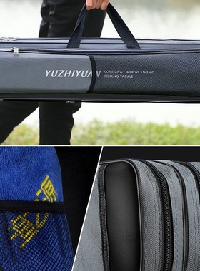 Waterproof Fishing Rod 2/3 Layer Thick Oxford Fishing Bags 1