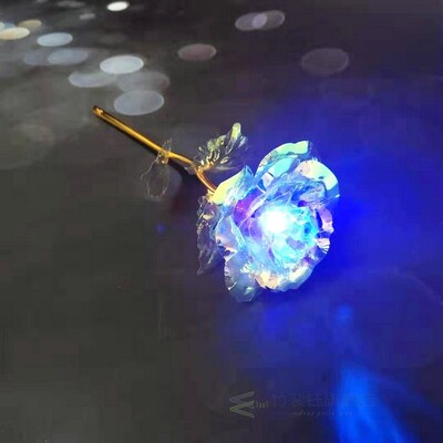Galaxy Rose Flower Led 24k Gold Valentine's Day Gift Flo