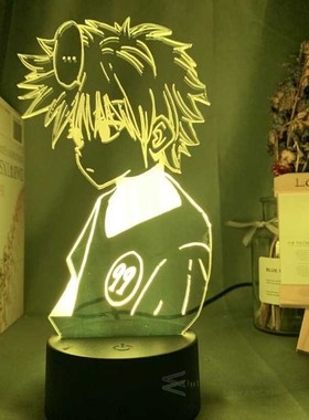 3D Anime Hunter X Hunter LED Night Light Killua Zoldyck Figu