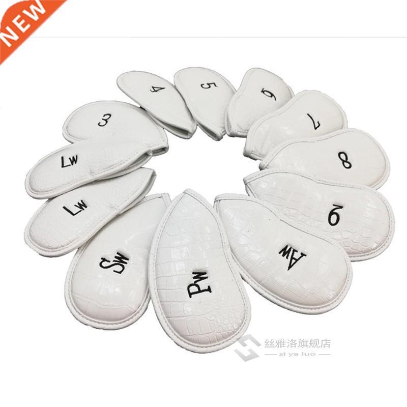 12pcs P Golf Club Cap Exquisite Protector Iron Head Cover Se