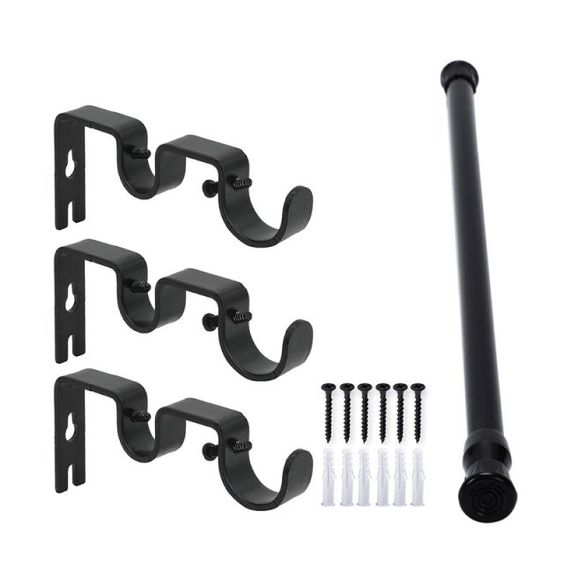 Spring Extendable Loaded Curtain Rail Pole Telescopic Bath W