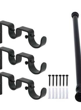 Spring Extendable Loaded Curtain Rail Pole Telescopic Bath W