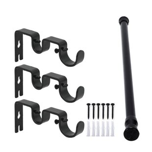 Spring Extendable Loaded Curtain Rail Pole Telescopic Bath W