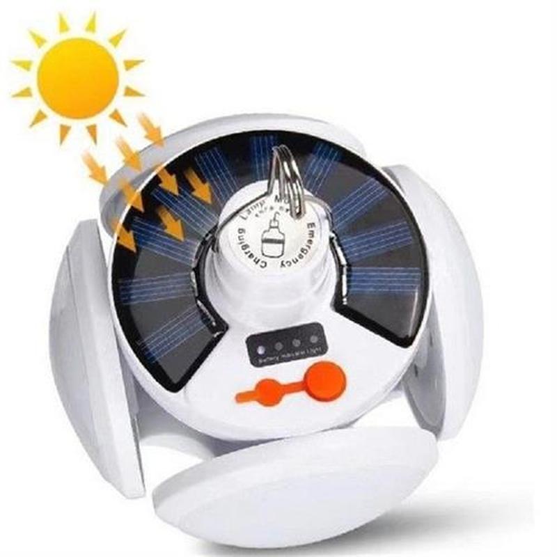 Solar LED Bulb Light Rechargeable Wireless Outdoor