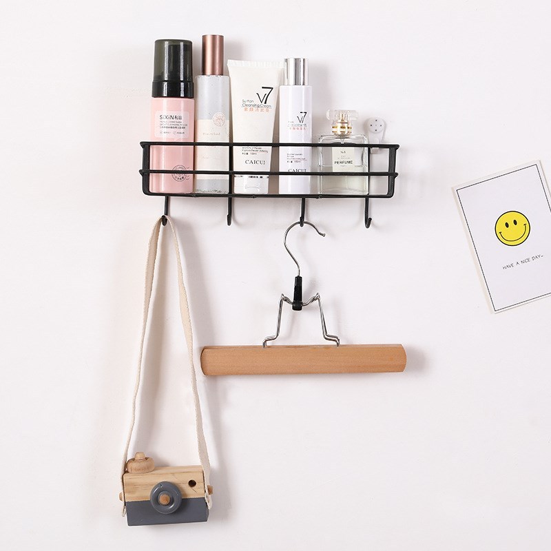 Modern and simple wall shelf, one character partition board,