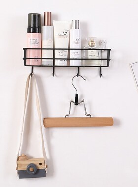 Modern and simple wall shelf, one character partition board,