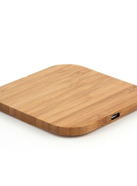 Wood-Charging-Pad Phone-Charger Apple Slim Portable 8-Plus F