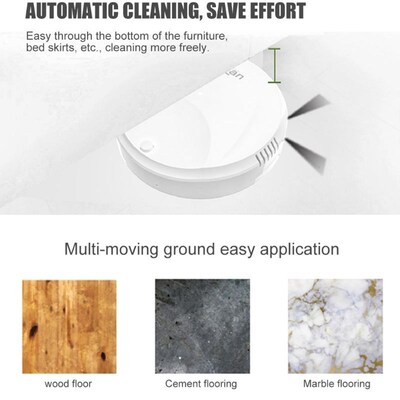 Automatic Smart Sweeping Robot Vacuum Cleaner Floor Dirt