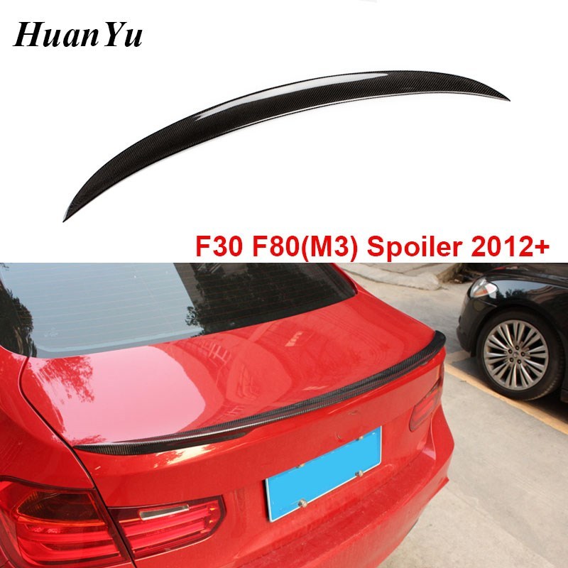 F30 P Style Rear Spoiler F80 M3 Trunk Wings for BMW 3 Series
