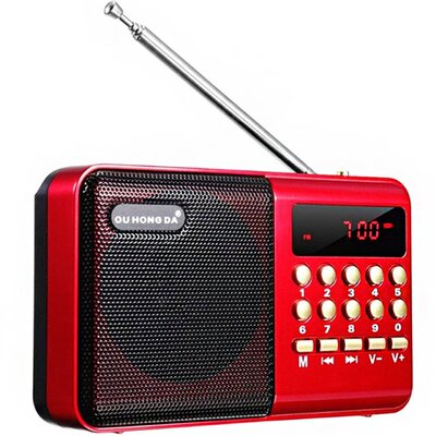 KK11  Portable Radio Handheld Digital FM USB TF MP3 Play