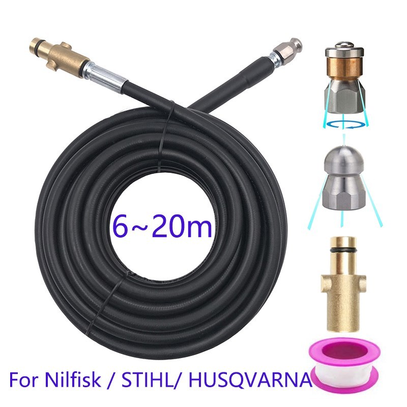 6 ~ 20 Meters High Pressure Washers Sewer Drain Water Cleani