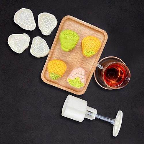 50g Fruits Shape Pastry Mooncakes Cakes Moulds Mooncake