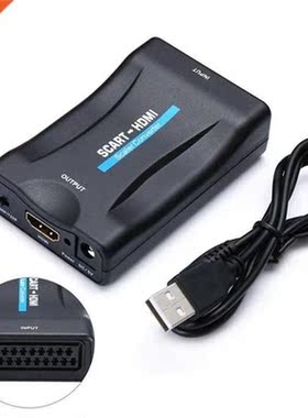Scart To HDMI Adapter 720p/1080p Video Audio Converter Adapt