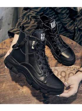 2022 Autumn Early Winter Shoes Genuine Leather Fashion Boots