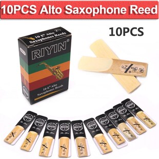10Pcs/Box Alto Saxophone Reed Strength 2.5 Sax Accessories W