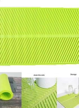 Tapis de séchage de la vaisselle en Silicone | Rectan