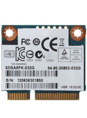 Half Size MSATA 32G SDSA5FK-032G Adapter Card Converter for