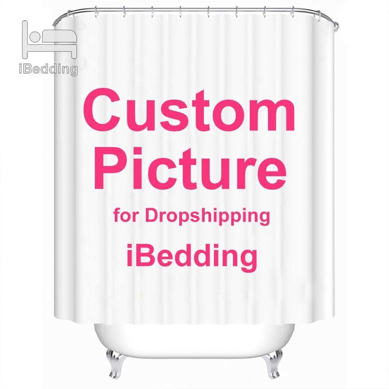 Custom Shower Curtain Bathroom Waterproof Curtains Customize