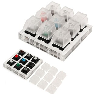 Acrylic Mechanical Keyboard Tester 9 Clear Plastic Keycap Sa