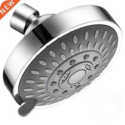 Bath Shower Head High Pressure Sprayer 4 Inch 5 Setting Adju