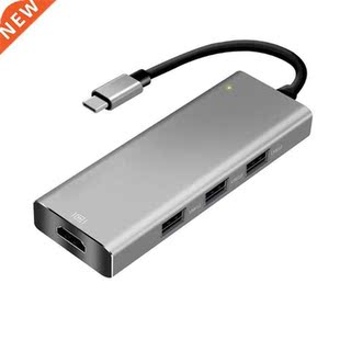 7 in 1 Type-c to Hub USB C to HDMI Adapter TF Card Reader US