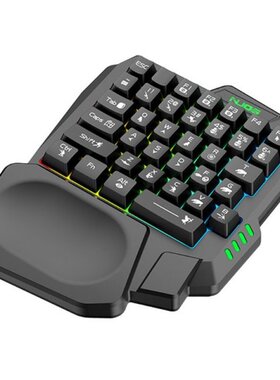 One-handed Keyboard Left-handed Compact  Portable Game K