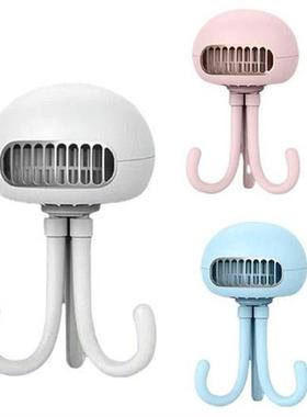 Handheld Stroller Fan on Fan with Flexible Tripod for