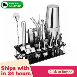 Tool Bartender Set 23Pcs Shaker Stainless Cocktail Steel
