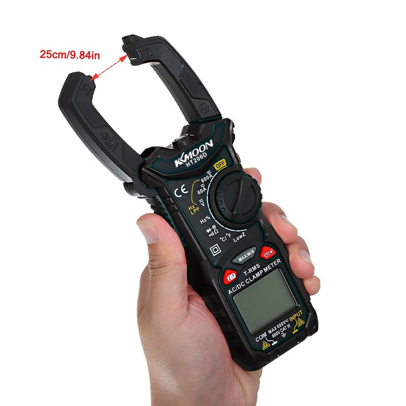 HT206D Digital Clamp Meter Measuring Voltage Current Freque