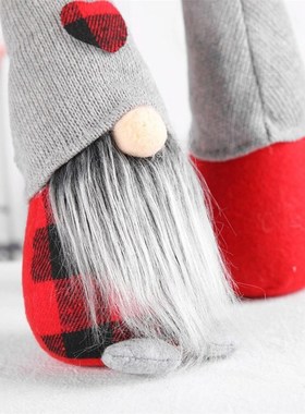 Christmas Santa Gnome Plush Doll Swedish Tomte Christmas Orn