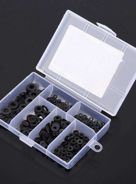 500pcs M2M6 Nylon Flat Washer Gasket Plain Washers Assortme