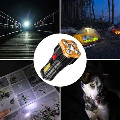 USB Rechargeable Outdoor Lighting Portable LED Torch