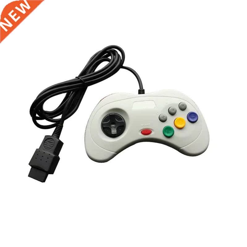 2 PCS a lot Wired Gamepad 6 Buttons for SS interface for Seg