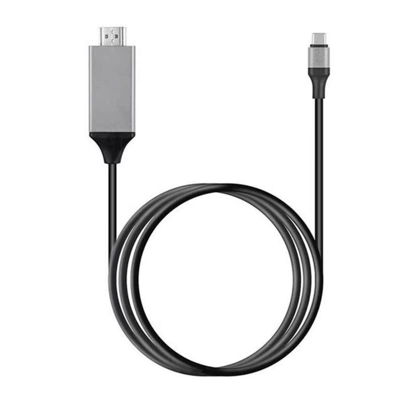 1.8M Type-C to HDMI-compatible Cables USB 3.1 to HDMI-compat