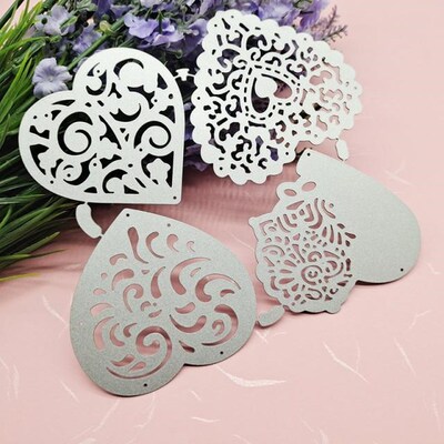 4PCS/lot Loves Metal Cutting Dies Stencil Die Cut Scrapbooki