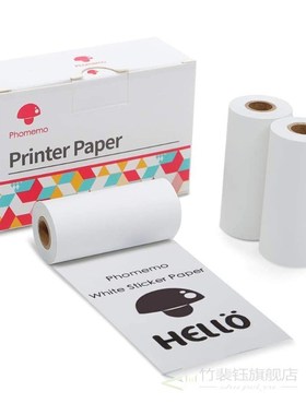 phomemo Roll Sticker Thermal Paper Printable Self Adhesive