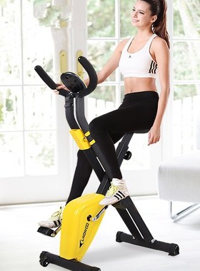 Indoor Cycling Bikes Mini Exercise Bike Foldable Spinning Bi