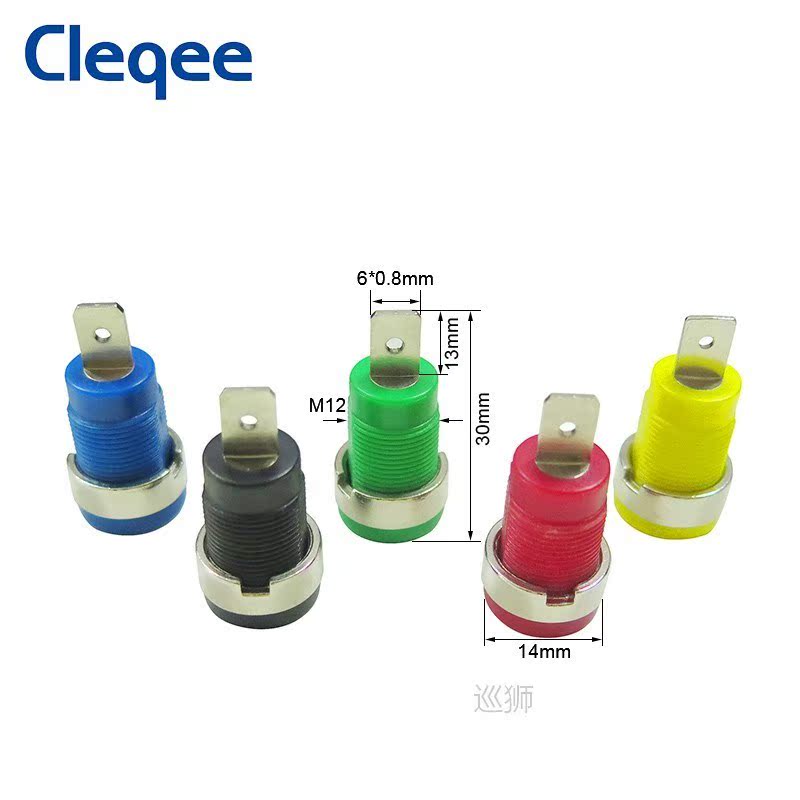 P3007 10pcs Insulated 4mm Nickel Plated Binding Post Connect