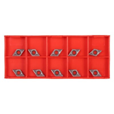 10pcs/box DCMT0702 YBC205 Carbide Inserts CNC Blades Set for