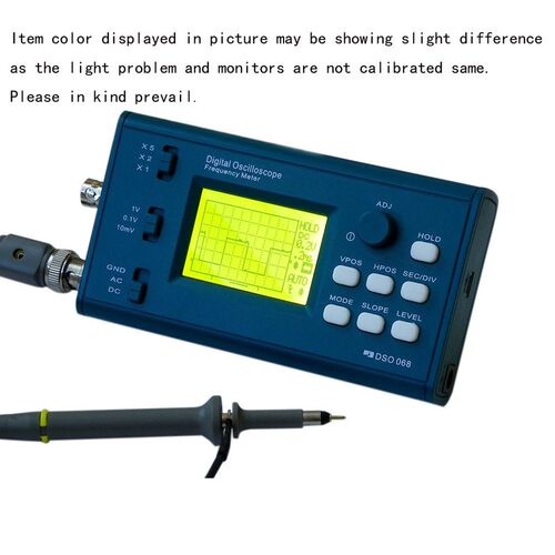 LCD Digital Storage Oscilloscope/Frequency Meter DIY Kit wit