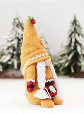 Rudolph Faceless Toys Gingerbread Man Christmas Plush Dwarf