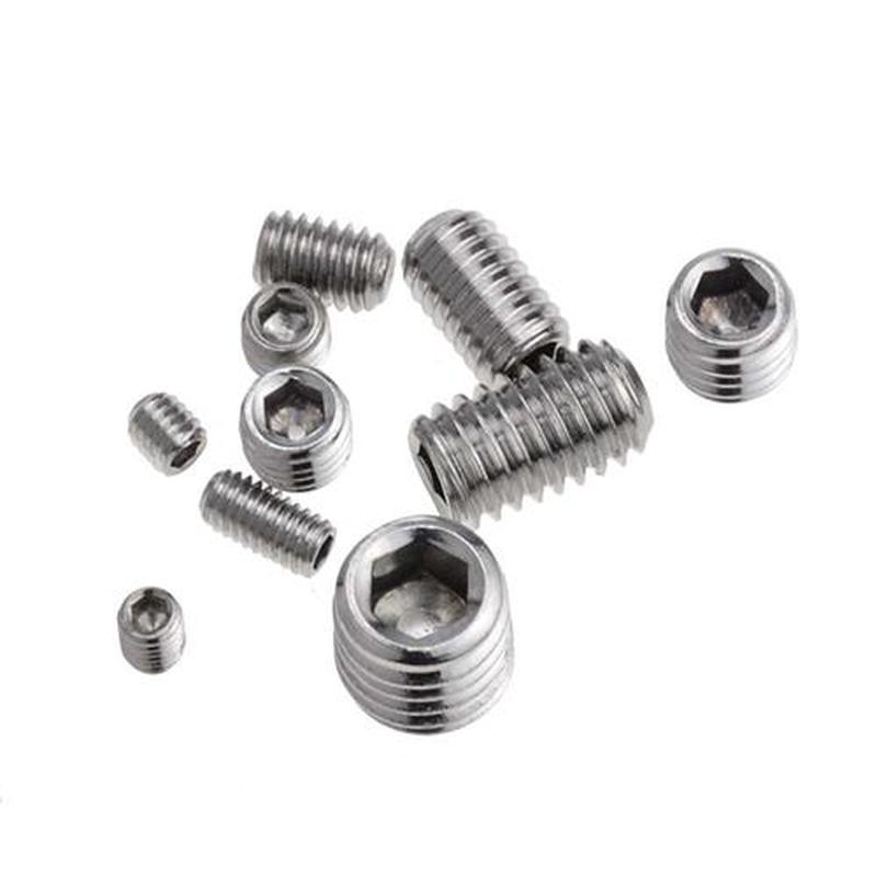 200PCS/Box M M4 M5 M6 M8 Stainless Steel Hex Socket Set Scr