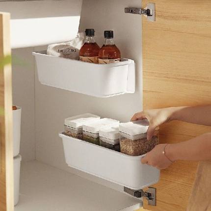 Multifunctional Drawer Pull Basket Cabinet Hanging Storage