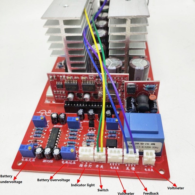 Pure sine wave power frequency inverter drive main board 150