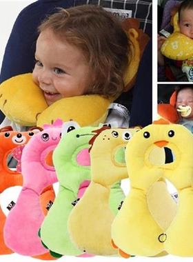 Cartoon Children Head Neck Protecting Support Headrest