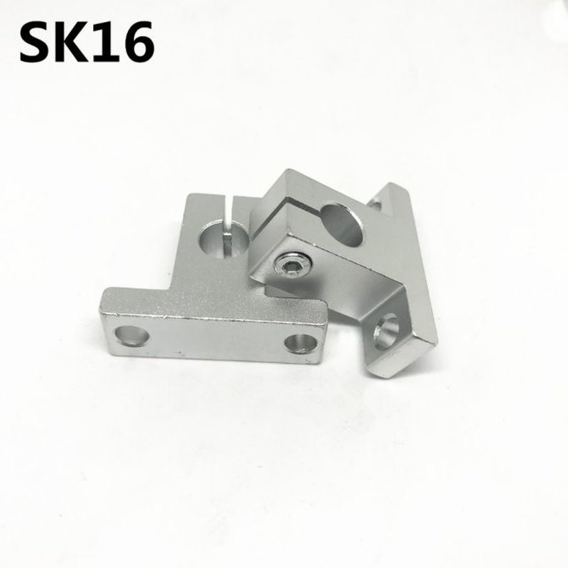 4pcs SK16 16mm linear bearing rail shaft support XYZ Table C